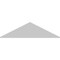 Ekena Millwork Peaked Cap Smooth Architectural Grade PVC Pediment, 68"W x 18"H x 2"P (Pitch 6/12) PEDPS068X180PKC00 - alternate 6